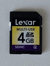 Carte Mémoire - SD 4GB Lexar (Nintendo 3DS)