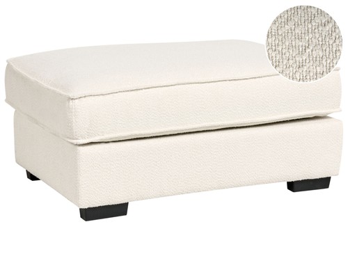 Pouf moderne bouclé - pouf,