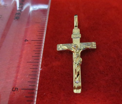 14kt religieux croix - 14kt, ep