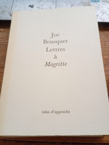 Lettres magritte joe - lettres,