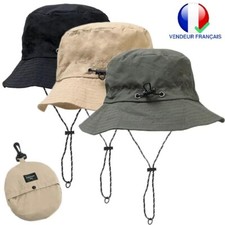 Bob Chapeau De Pêcheur Imperméable Anti Uv Été Soleil Randonnée Camping Unisexe