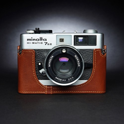 Handmade genuine leather half - genuine,