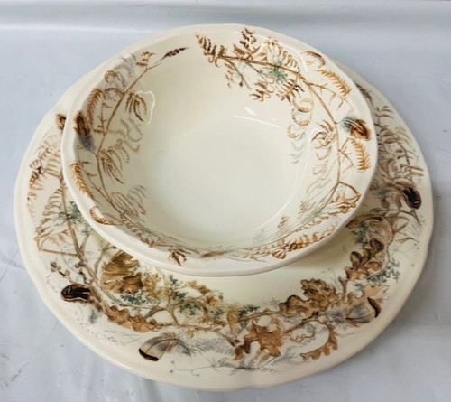 Gien sologne dinner plate - sologne,