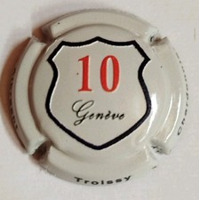 capsules de champagne ALBRECHT CHARDONNIER N°10i 10 GENÈVE