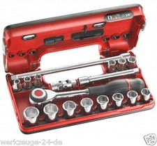 FACOM Assortiment de Clé à Pipe 3/8 ", 6-Kant, Métrique - 18 Pièces J.360dbox1