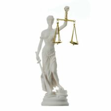 GREEK GODDESS THEMIS STATUE FIGURINE BLIND LADY JUSTICE SCULPTURE AVOCAT CADEAU