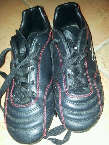 Crampons cuir noir sport - go,