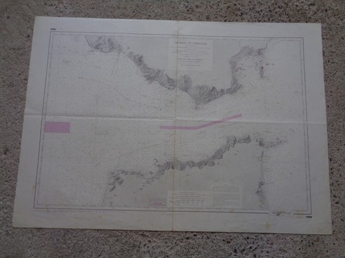 Carte marine détroit - /, de