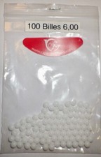 Billes Delrin diamètre 6 mm