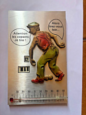 Calendrier Perpétuel  Thermomètre humoristique pétanque