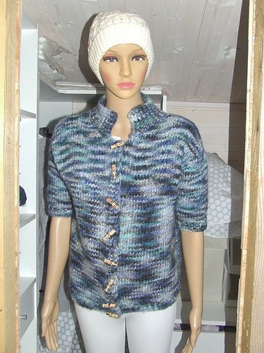 Superbe gilet pull - , tricoté