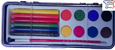 BOITE de PEINTURE et PASTELS ENFANT. / V