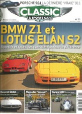 CLASSIC & SPORTSCAR N°77 Z1 & LOTUS ELAN S2 / MASERATI GHIBLI / MERCO "GROSSER"