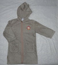 Robe de chambre beige pour garçons, Carré Blanc, 8 ans