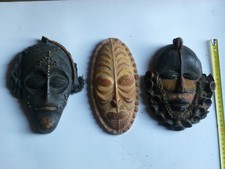 3 MASQUES résine pour déco