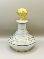 Flacon À Parfum En Opaline Charles X Bouchon Diamant