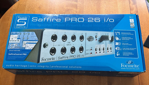 Saffire pro o - saffire, i/o
