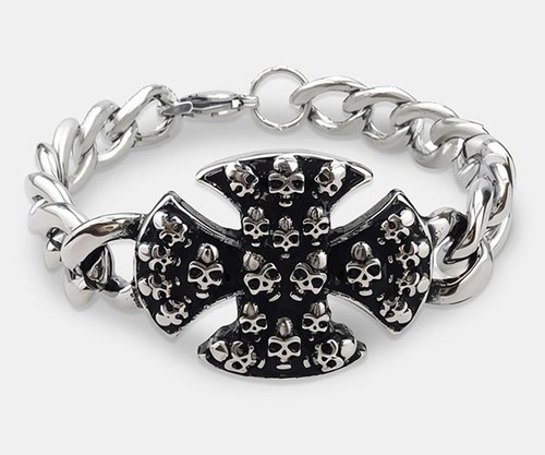 Bracelet homme maille cubaine - maille,