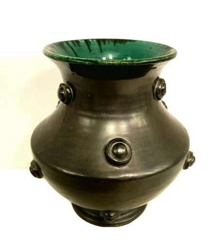 Magnifique vase noir annees - vase,