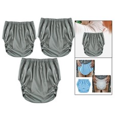 Couche-culotte en tissu imperméable pour adulte, sous-vêtement anti-fuite,