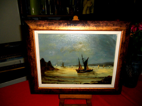 Superbe tableau marine xxe - tableau,