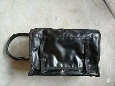 sacoche musette cuir vintage industriel armée 