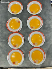 Assiettes vintage luminarc modèle floral