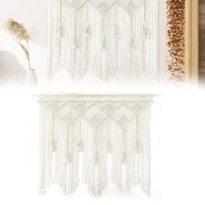 Rideau En Macramé Tapisserie TisséE BohèMe 100x80cm Tenture Murale En Macramé...