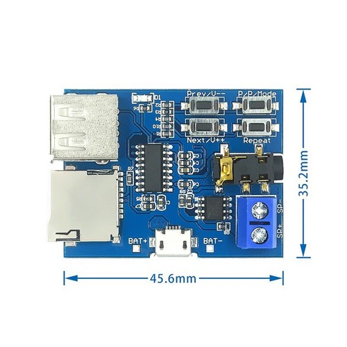 Carte module lecteur mp3 avec - carte,