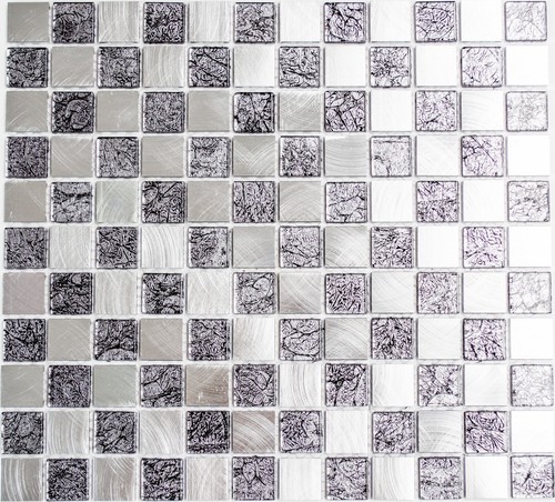 Pâte verre inox - inox, argent