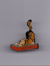 PIN'S . FRANK MARGERIN . 1991 . LE CHAT . PUB FIDO . ( PIN'S 1 ) .