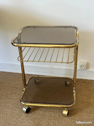 Table chariot bar vintage - chariot,