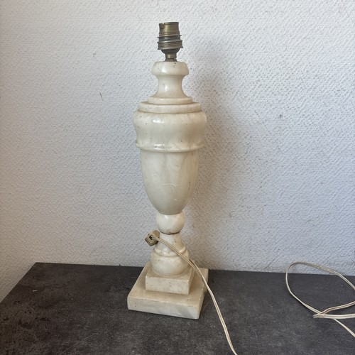 Ancienne lampe albâtre - ancienne,