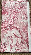 Paire de rideaux motif Toile de Jouy