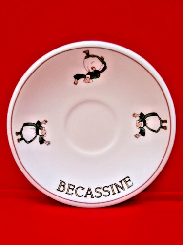 Assiette bécassine - bécassine, –