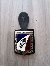POLICE  Nationale (publicitaire gendarmerie RF pucelle police moto crs insigne )