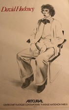 Affiche lithographique Hockney Originale
