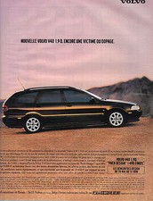 PUBLICITE ADVERTISING  2005    VOLVO V40   1.9 D  ENCORE VICTIME DU DOPAGE