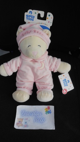 Doudou peluche ours baby - peluche, bear