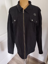 Veste Blouson Homme - HARLEY DAVIDSON - toile noire - taille L
