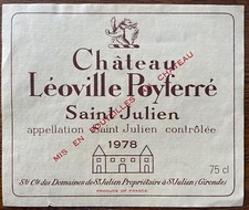 Étiquette Château Léoville