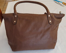 ENSEMBLE de 2 SACS CHYSTON en CUIR MARRON   Très bon état