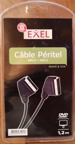 Câble péritel exel - câble,