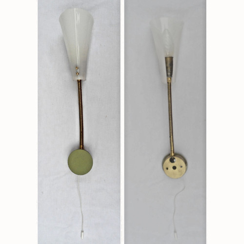 Applique murale lampe laiton - murale,