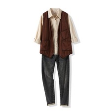 Gilet velours côtelé pour - gilet,