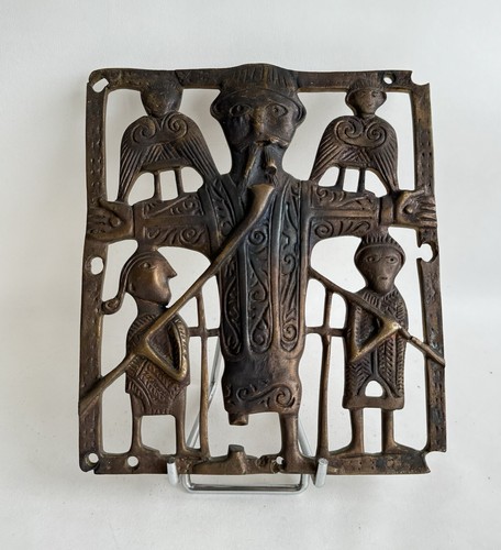 Old bronze plaque irish - bronze,