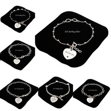 Argent Sterling Bracelets Avec