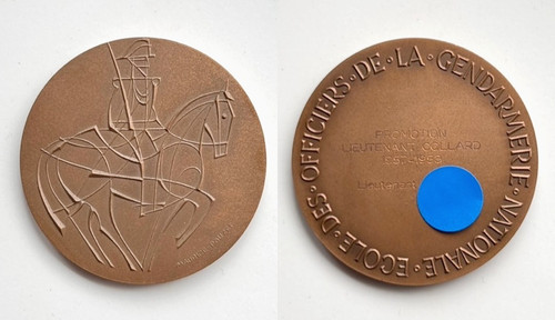 Médaille bronze école - mÉdaille, en