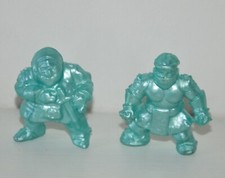 Lot 2 figurines monochrome COSMIX EXOGINI MUSCLE MAN IDEAL PANOSH Vintage 80 86