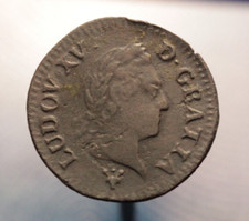 Louis XV - Liard à la vieille